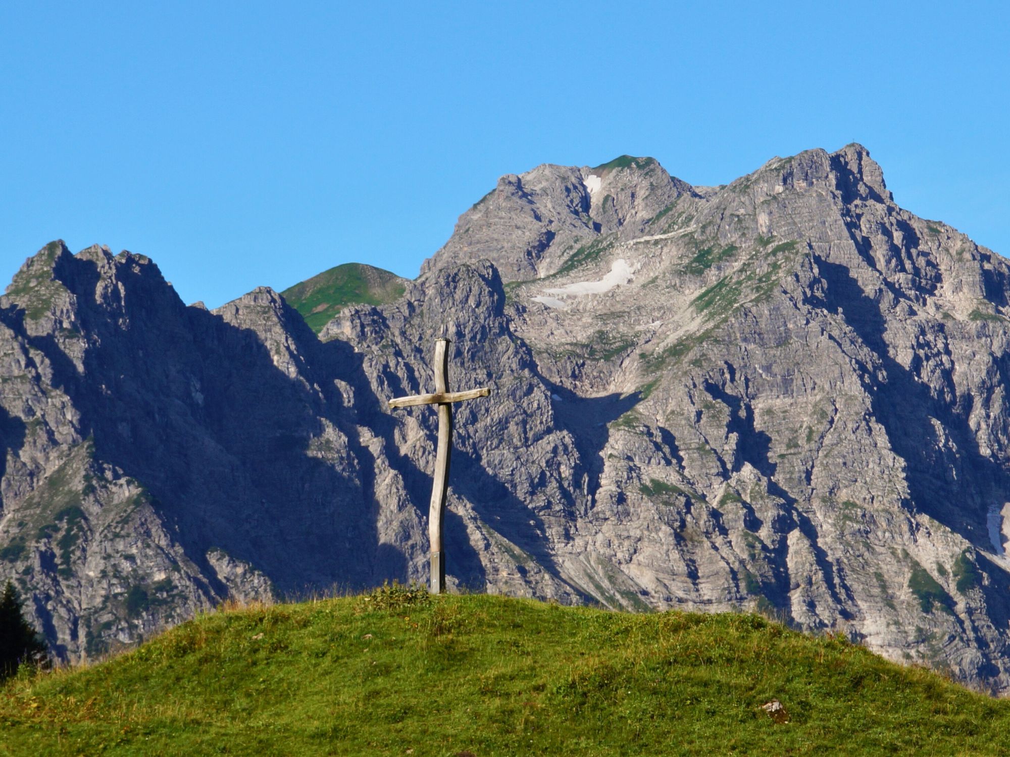 Blick auf die markanten Allgäuer Alpen bei Immenstadt – Naturpanorama nahe dem Ferienhof Eger